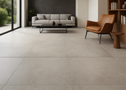 Why are Famous Vitrified’s full body tiles considered a durable choice for homes and commercial spaces?