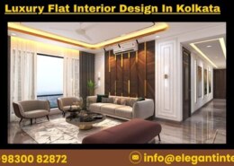 What services do the Luxury Flat Interior Design In Kolkata typically offer?