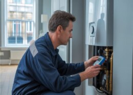 How can I book a heating engineer in London for repairs or servicing?
