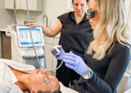 Why is laser hair removal at Azalea Med Spa considered safe and effective for all skin types?