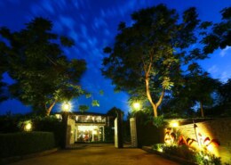 What does the New Year package at Amatra by the Ganges include for guests seeking a peaceful riverside celebration retreat?