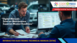In modern naval and shipbuilding projects, the Indian Armed Forces demand complete digital documentation that aligns with JSG 0852:2019, the Indian Defence Standard for Interactive Electronic Technical Manuals (IETM).
For every subsystem or equipment supplied, OEMs are required to deliver JSG 0852 Level-4 IETMs as a part of their final documentation package.
1. Ensuring Compliance and Standardization
IETMs have become a mandatory deliverable in all Indian Navy and Coast Guard projects.
By following JSG 0852 guidelines, OEMs deliver documentation in a uniform structure and database format, ensuring interoperability across multiple systems and vendors onboard a ship.
2. Seamless Integration at Ship Level
Each ship comprises systems from numerous OEMs engines, power generation, sensors, communication, and weapon systems.
When developed in JSG 0852-compliant format, these IETMs can be easily integrated into the ship-level IETM server, enabling centralized access through a single onboard platform.
3. Efficient Maintenance and Troubleshooting
IETMs provide interactive fault diagnosis, maintenance procedures, and Illustrated Parts Catalogues (IPC).
This allows ship staff to quickly locate the right information, reducing downtime and ensuring faster fault resolution in critical operations.
4. Lifecycle Management and Easy Updates
Ship systems undergo frequent upgrades during refits.
IETMs simplify this by enabling digital updates, version tracking, and configuration control, ensuring that the Navy always has access to the latest, OEM-approved procedures without reprinting bulky manuals.
5. Enhanced Training and Knowledge Transfer
By including step-by-step visuals, animations, and interactive diagrams, OEMs can make IETMs a powerful training and self-learning tool for ship crew and maintenance engineers, improving operational readiness.
Technical manual
6. Strengthening OEM Reputation and Readiness
Delivering a professional, compliant IETM demonstrates the OEM’s technical maturity and process discipline.
It builds trust with Defence clients and ensures smooth acceptance by DGQA and end users.